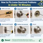 How to Fix Loose Doorknob Problems in Under 10 Minutes