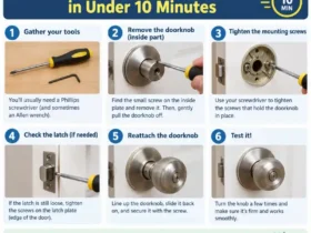 How to Fix Loose Doorknob Problems in Under 10 Minutes